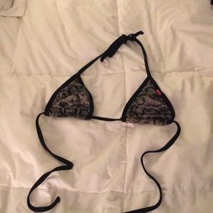 Chynna Dolls Snake Print Bikini Top